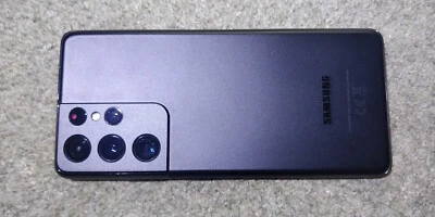 Samsung Galaxy S21 Ultra Hardly Used Black New Screen 256GB Unlocked - Image 1 of 4