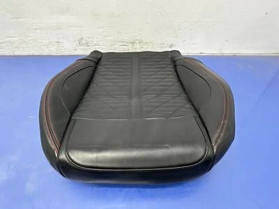 Maserati Levante M161 2017-2020 OEM cojín asiento inferior delantero izquierdo negro *pliegues Foto 1 de 4
