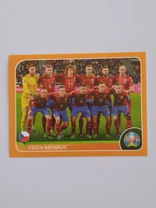 N. CZE2 Line-up Czech Republic - Euro 2020 Preview Arancio Panini - Imagen 1 de 1