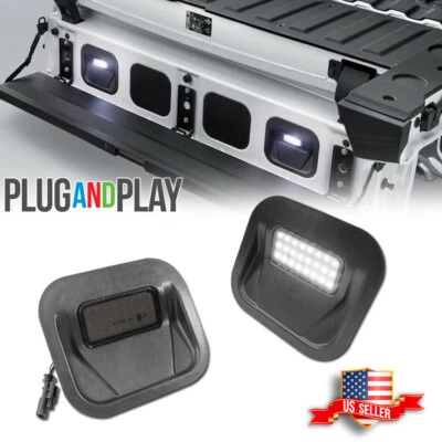 Juego de luces de paso trasero puerta trasera GMC Sierra Multi-Pro 19-21 [CARCASA COMPLETA] Foto 1 de 4