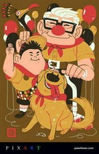 280267 UP Pixar Cane Frederiskson Cartoon Movie WALL PRINT POSTER CA