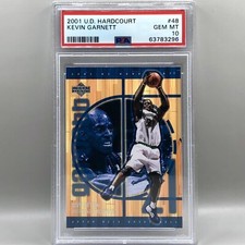 2001-02 Upper Deck Hardcourt Kevin Garnett #48 - PSA 10 *POP 1*