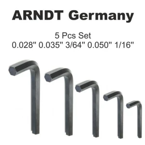 5PCS Hex Key Set Mini Hex Allen Keys 0.028, 0.035, 3/64, 0.050, 1/16 Wrench kit - Picture 1 of 2