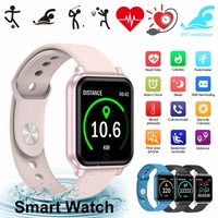 Waterproof Smart Watch Bracelet Heart Rate Blood Fitness Tracker For iOS Android