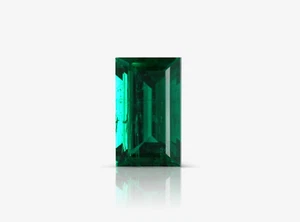 3.25 Carat Natural Green Emerald Baguette, GRS Certified Genuine Jewelry For Her - Picture 1 of 6
