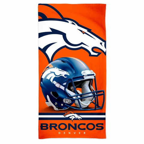 DENVER BRONCOS SPECTRA BEACH TOWEL 30"X60" COTTON PLUSH NFL LICENSED Cover