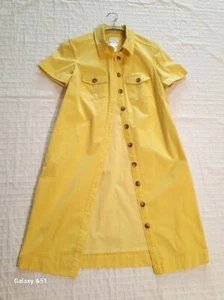 Damen Sommerkleid Hemdkleid Gr. 38 zitronengelb - Bild 1 von 13