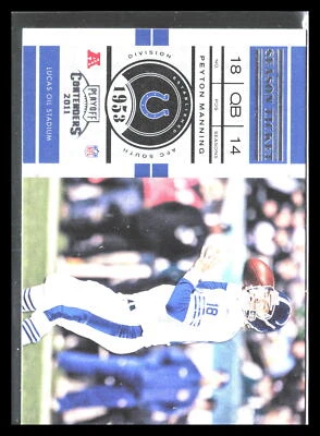 Peyton Manning 2011 Playoff Contenders #31     Indianapolis Colts - Image 1 of 2