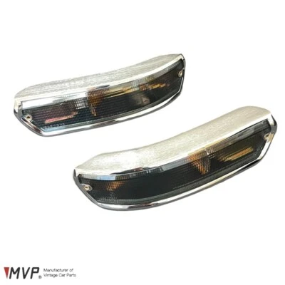 MVP BMW 2002 Flat Smoke Turn Signal Set (RH+LH), W/ E-Mark+ SAE Foto 1 de 4