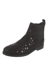 ALAIA Stiefeletten Booties Chelsea schwarz Wildleder verziert Gr. 35,5 US 5,5 Neu mit Karton - Bild 1 von 5