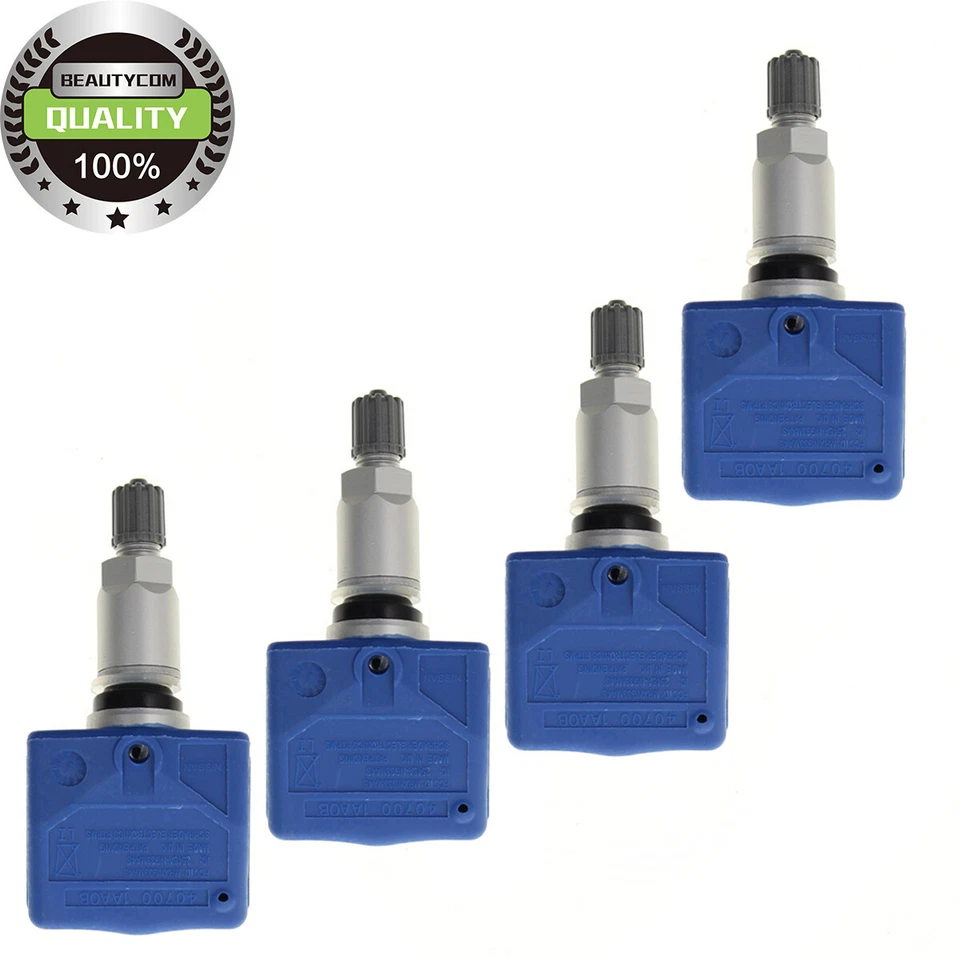 4x SENSOR DE PRESIÓN DE NEUMÁTICOS AZUL TPMS 40700-JA00C PARA NISSAN GT-R ALTIMA MURANO JUKE Foto 1 de 4