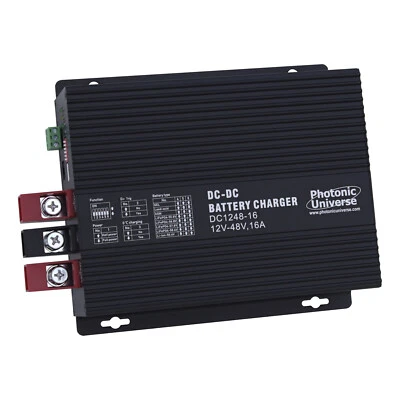 PHOTONIC UNIVERSE 16A 12V DC bis 48V DC Advanced Automatic Mehrstufig Akku-Ladegerät