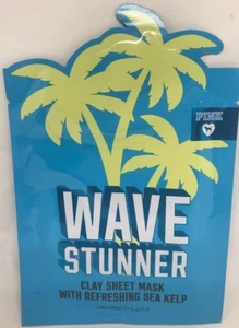 1 VICTORIA'S SECRET WAVE STUNNER FACE CLAY SHEET MASK WITH REFRESHING SEA KELP - Picture 1 of 2