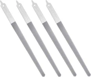 4 Pcs Diamond Deb Nail File Metal Nail File with Sharp Pointed Tip, Stainless St - Picture 1 of 2