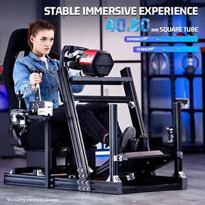 Dardoo F1 Racing Simulator Cockpit with Seat Fit Logitech G29 G920 G923 Thrustmaster - Picture 1 of 20