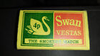 Allumette Vintage Bryant And May Swan Vestas Match Box Matchbox Rare