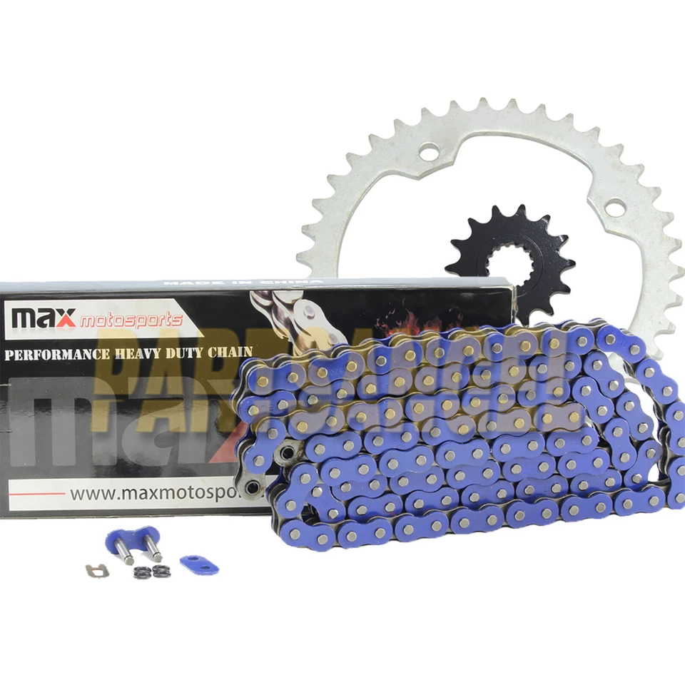 Blue O-Ring Drive Chain & Sprockets Kit for Yamaha Raptor 350 YFM350 2004-2013 - Image 1 of 1