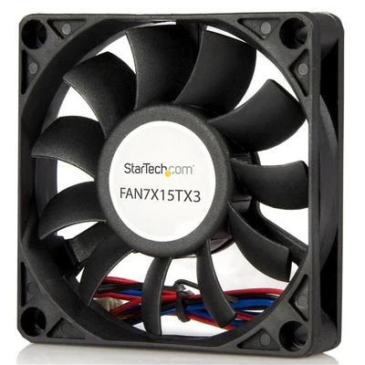 Startech 70mm x 15mm Ball Bearing Computer Case Fan FAN7X15TX3 with screws - Image 1 of 2