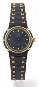 Ladies CONCORD La Costa Black Steel & 18ct Gold Bracelet - 22mm - NEW OLD STOCK - Picture 1 of 22
