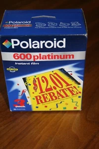 Lot 3 Polaroid 600 Instant Color Film Camera Sealed Packs 30 Photos Exp 01/01 - Picture 1 of 2