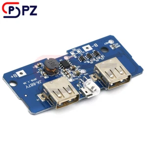 Dual Micro USB 3.7v to 5V 2A Booster Module 18650 Lithium Battery Charger Board - Picture 1 of 4
