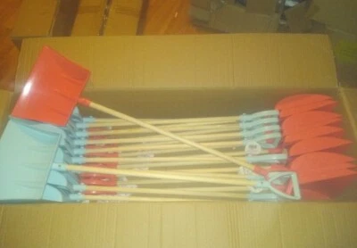 20 Pc  LOT -  33" Kids   SNOW And SAND SHOVELS PINK BLUE NWT - Image 1 of 3