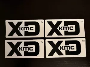 KMC WHEELS Racing Sticker Set 4pc Set Offroad Utv quad bitd ultra4 atv - Picture 1 of 1