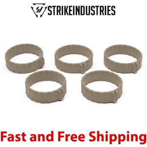 Strike Industries Bang Bands Tactical Rubber Cable Management System - FDE - Picture 1 of 4