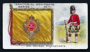 TADDY - TERRITORIAL REGIMENTS - #11 5TH GORDON HIGHLANDERS - Bild 1 von 2