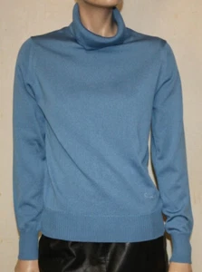GIVENCHY vtg knit turtleneck sweater top 34 - Picture 1 of 4