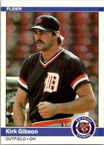 1984 Fleer - Kirk Gibson #80 - Picture 1 of 2