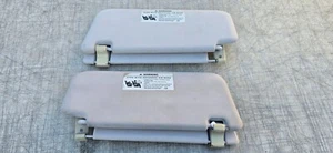 2003-2009 Mercedes-Benz W211 E350 E500 Left Right Sun Visor Set Light Gray OEM - Picture 1 of 3