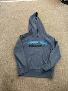 Patagonia Damen Gr. Small Hoodie grau klassischer Logo Pullover Kapuzenpullover - Bild 1 von 4