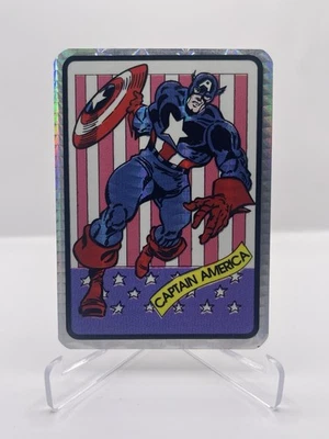 🔥Vintage Vending Machine Marvel Prism Sticker 🔥- Captain America - Image 1 of 2