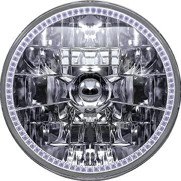 5-3/4" Oracle&trade; H4 Sealed Beam Headlamp with Blue SMD Halo - Image 1 of 2