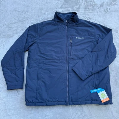 Columbia Big & Tall Northern Utilizer II Jacket Mens 2X Navy Blue New NWT - Image 1 of 4