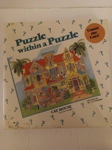 Katzenhaus von Susan Sturgill 550-teiliges Puzzle brandneu noch Fabriksiegel - Bild 1 von 6