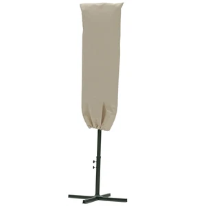 Outsunny Garden Parasol Cover for 2-4m Outdoor Umbrella Protector w/ Rod, Zipper - Picture 1 of 11