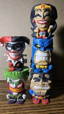 Figuras Teekeez Cryptozoic DC - Harley Q, Joker, Batman, Superman, Wonder Woman  Foto 1 de 4