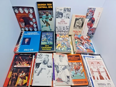 LOT OF 100 Football, Baseball, Basketball & More - Media Guide Yearbook Program - Image 1 of 4