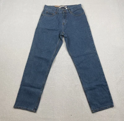 Pantalones de mezclilla Urban Pipeline para hombre 30x30 azul calce relajado lavado a la piedra cónicos 100 % algodón Foto 1 de 4