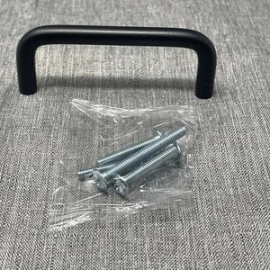 LOT OF 4!! Allen+Roth 3" Drawer Pull kitchen cabinet door handle Matte Black - Picture 1 of 5
