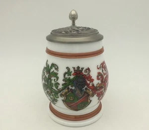 BMF  Bierkrug Milchglas Wappen - Bild 1 von 5