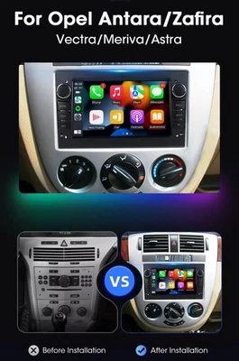 Ecran Multimédia Carplay et Android auto OPEL Antara Corsa Vivaro Victra Zafira - Photo 1/4