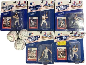 Vintage Lot 1988 SLU Kenner Starting Lineup Baseball Mattingly Boggs Davis Hrbek - Picture 1 of 13