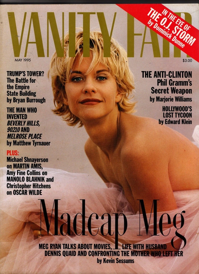 1995 Vanity Fair May - Meg Ryan; Dennis Quaid; Leona Helmsley; Oscar Wilde - Image 1 of 1
