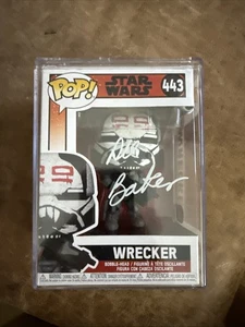 Dee Bradley Baker Signed Funko Pop Wrecker The Bad Batch Star Wars SWAL Verified - Picture 1 of 8