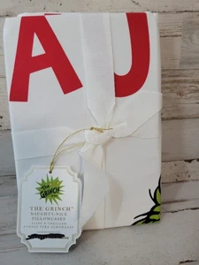 Pottery Barn Dr. Seuss der Grinch frech & schön Standard Kissenbezüge S/2  - Bild 1 von 3