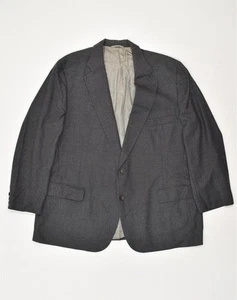 CHAPS Mens 2 Button Blazer Jacket UK 42 XL Grey Virgin Wool AD01 - Picture 1 of 3
