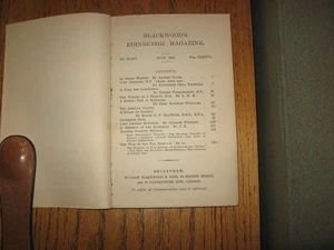 1904 Blackwood's Russo/Japanese War, Noyes, Swinburne, Manitoba, Africa, Buchan - Bild 1 von 3